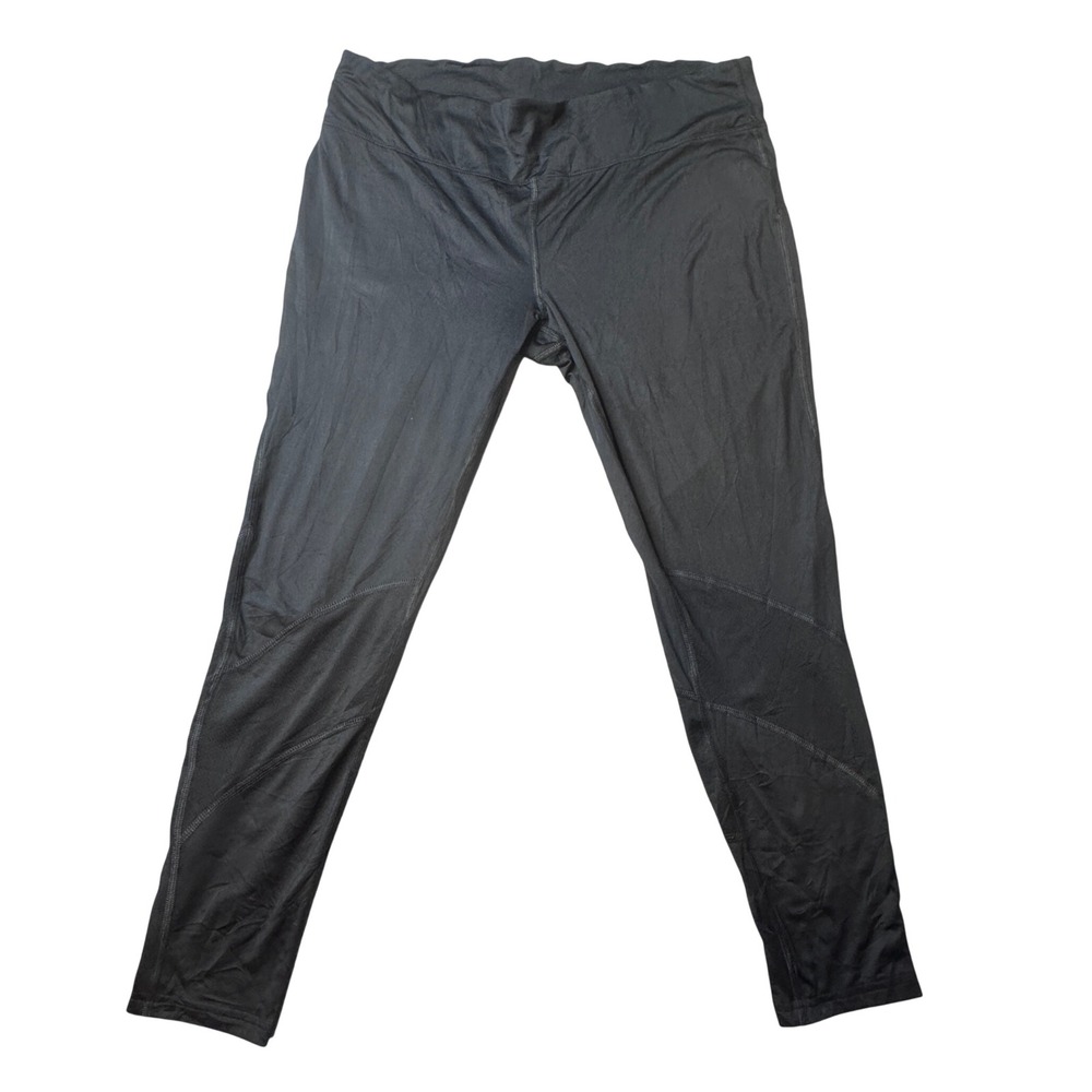 Magellan Outdoors Leggings Womens XL Black Hunt Gear Athletic Mesh Panel Stretch